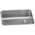 Elkay Lustertone Classic Stainless Steel 25-1/2" x 19-1/4" x 8", Single Bowl Undermount Sink with Right Perfect Drain - ELUH2317RPD