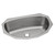 ELKAY  ELUH1811 Asana Stainless Steel 19-1/2" x 13-5/16" x 6-1/4", Single Bowl Undermount Bathroom Sink