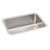 Elkay Lustertone Classic Stainless Steel 26-1/2" x 18-1/2" x 10", Single Bowl Undermount Sink with Perfect Drain - ELUH241610PD