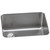 Elkay Lustertone Classic Stainless Steel 25-1/2" x 19-1/4" x 10", Single Bowl Undermount Sink with Left Perfect Drain - ELUH231710LPD