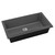 Elkay Quartz Luxe 35-7/8" x 19" x 9" Single Bowl Undermount Kitchen Sink with Perfect Drain, Charcoal - ELXRUP3620CH0