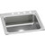 ELKAY LR25224 Lustertone Classic Stainless Steel 25" x 22" x 8-1/8", 4-Hole Single Bowl Drop-in Sink
