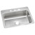 Elkay Dayton Stainless Steel 27" x 22" x 8", 3-Hole Single Bowl Undermount or Drop-in Sink - DSESR127223