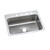 Elkay Lustertone Classic Stainless Steel 27" x 22" x 8", 0-Hole Single Bowl Undermount or Drop-in Sink - LSR27220