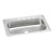 Elkay Celebrity Stainless Steel 33" x 22" x 7", 4-Hole Single Bowl Drop-in Sink - CRS33224