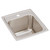 Elkay Lustertone Classic Stainless Steel 15" x 17-1/2" x 10", 1-Hole Single Bowl Drop-in Sink - DLR1517101