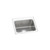 Elkay Lustertone Classic Stainless Steel 25" x 21-1/4" x 10-1/8", 0-Hole Single Bowl Drop-in Sink - DLR2521100