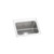 Elkay Lustertone Classic Stainless Steel 25" x 21-1/4" x 10-1/8", 1-Hole Single Bowl Drop-in Sink - DLR2521101