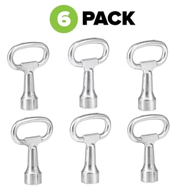 Garbage Key Alpine ALP471-40-KEY-6pk All-Weather Outdoor Trash Keys (set of 6)
