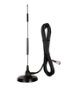 HD Military Grade Omni Directional Cellular 4G LTE CBRS 5G NR IoT M2M Magnetic Mount Antenna w/12ft Coax Cable - TNC Male