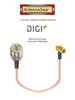 12dBi DIGI Transport WR21 Router Omni Directional Fiberglass 4G LTE XLTE Antenna Kit w/ Cable Length Options