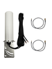 M19 Verizon Jetpack MiFi 8800L Hotspot Omni Directional MIMO Dual Cellular 4G 5G LTE Antenna w/2 x 16 FT Coax Cables.