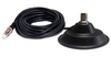 5.75" Diameter Commercial Grade Rare Eatrh Magnetic Mounting Base (N Male) w/15ft Coax Cable - FME Female