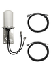 Cradlepoint E3000 Antenna - M17B Omni Directional MIMO 2 x Cellular 4G LTE CBRS 5G NR IoT M2M Bracket Mount Antenna w/Coax Cable Kit Options