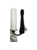 M19B Omni Directional MIMO 2 x Cellular 4G LTE GPRS 5G NR IoT M2M Bracket Mount Antenna w/2 x 16ft Coax Cables - FME Female