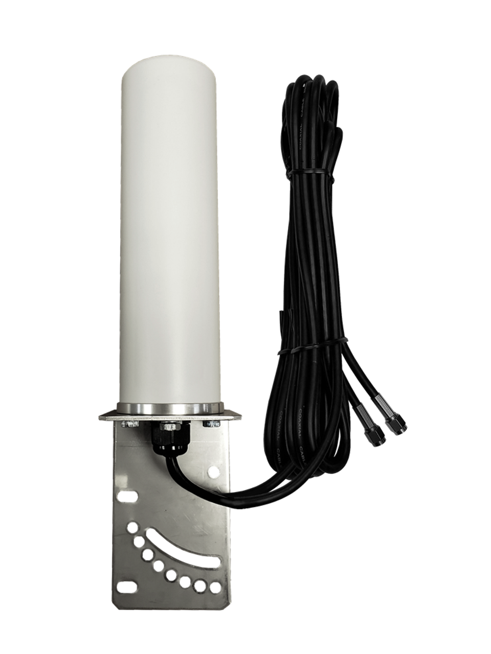 M19 DIGI Transport WR11 - XT Router M19 Omni Directional MIMO Cellular 4G 5G LTE AWS XLTE M2M IoT Antenna w/16ft Coax Cables -2  x SMA