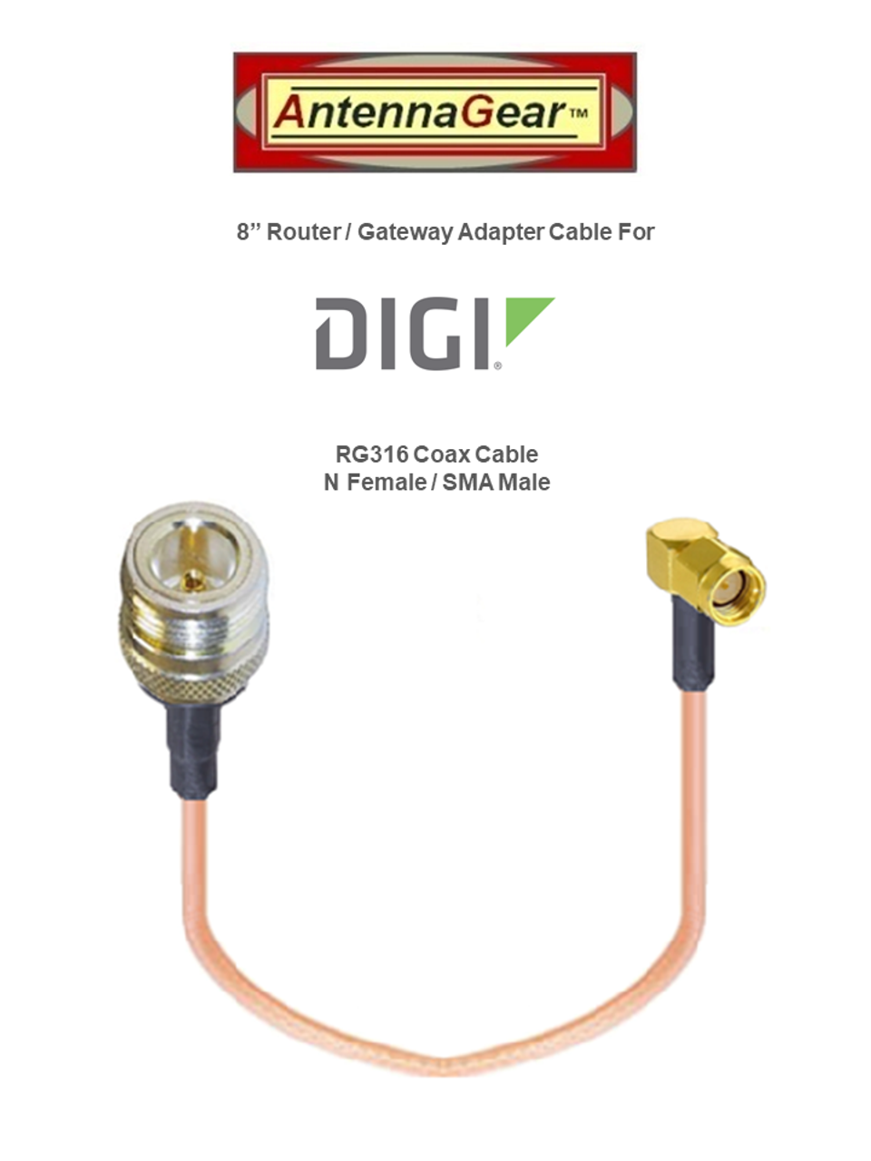 10dBi Yagi DIGI Transport LR54 Router Directional Log Periodic Wide Band 3G 4G LTE AWS XLTE Antenna Kit w/ Cable Length Options