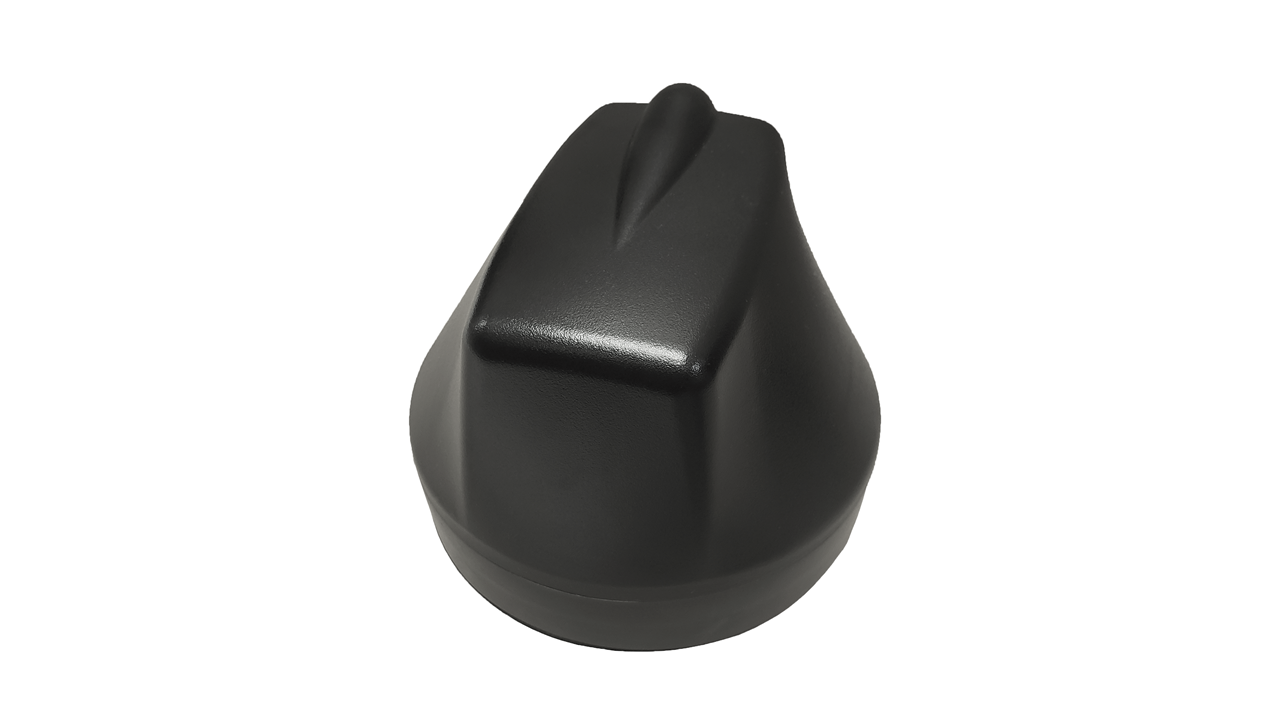 M650 5-Lead Antenna (Black) - Front Top View