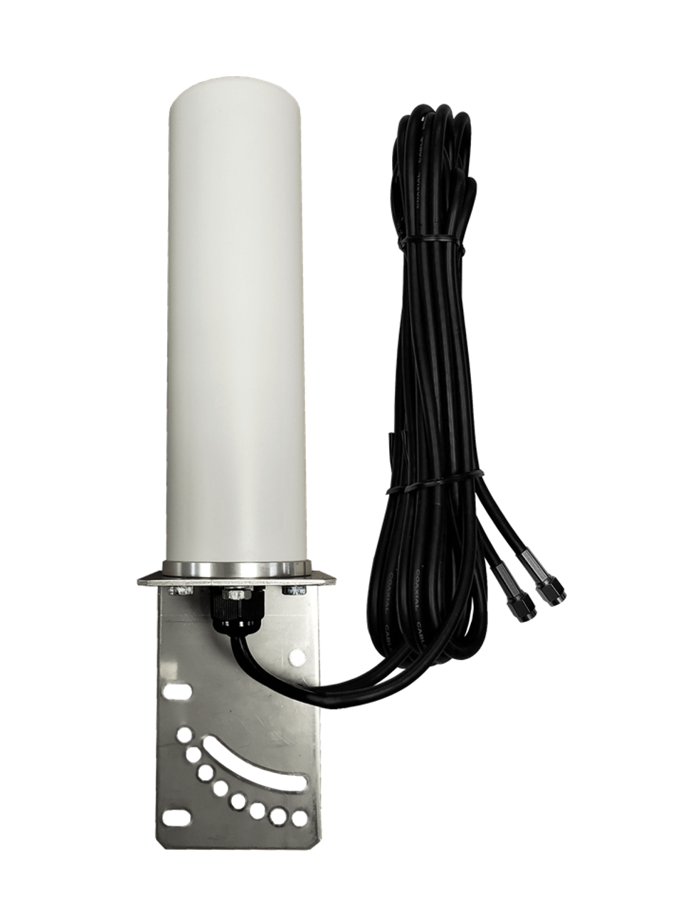 M19 M19 Omni Directional MIMO Cellular 4G 5G LTE AWS XLTE M2M IoT Antenna for Inseego Skyus-300V Gateway w/16ft Coax Cables - 2  x SMA
