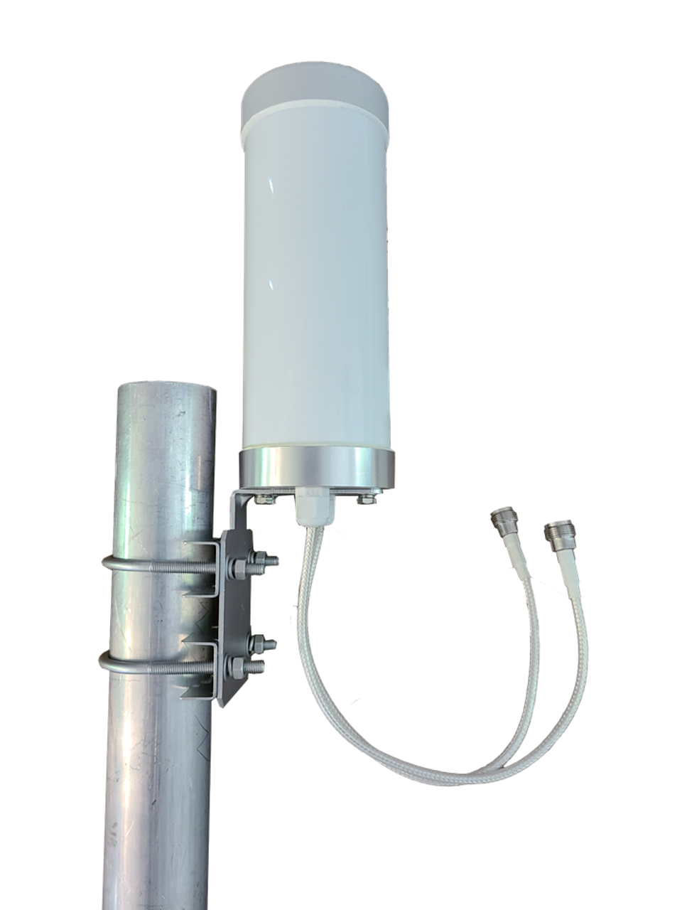 BEC MX-1200 - M29 MIMO Omni Directional Cellular 3G 4G 5G LTE Band 71 External Data M2M IoT Antenna - 2x NF - Pole Mount