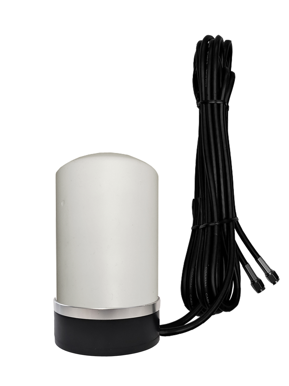 Peplink Balance-20X - M17M Omni Directional MIMO Cellular 4G 5G LTE AWS XLTE M2M IoT Magnetic Base Antenna w/16ft Coax Cables -2  x SMA