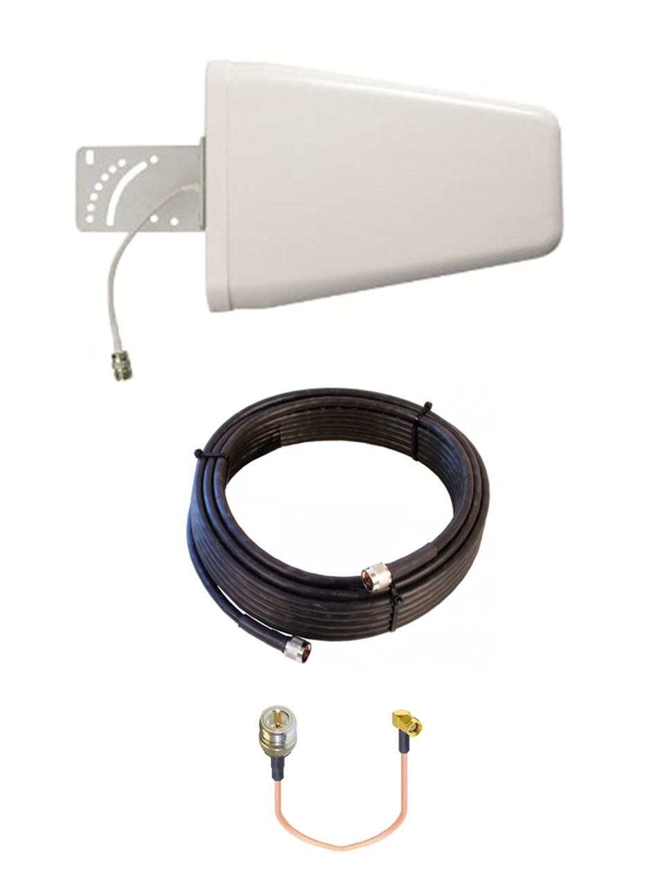 Peplink Balance-20X - 10dB Yagi 4G 5G LTE XLTE Antenna Coax w/ Cable Length Options