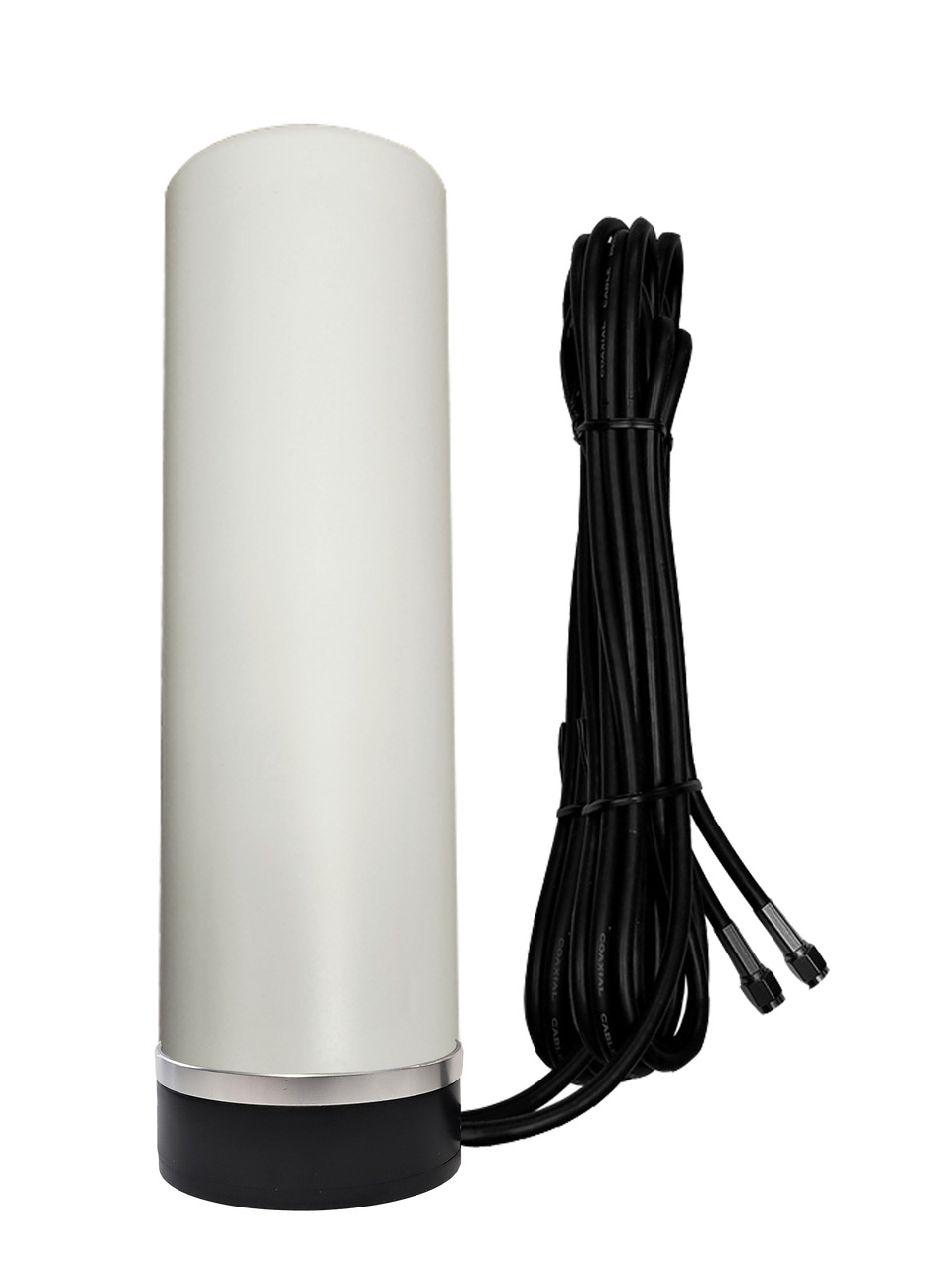 Peplink UBR-LTE - M19 Omni Directional MIMO Cellular 4G 5G LTE AWS XLTE M2M IoT Magnetic Base Antenna w/16ft Coax Cables - 2  x SMA