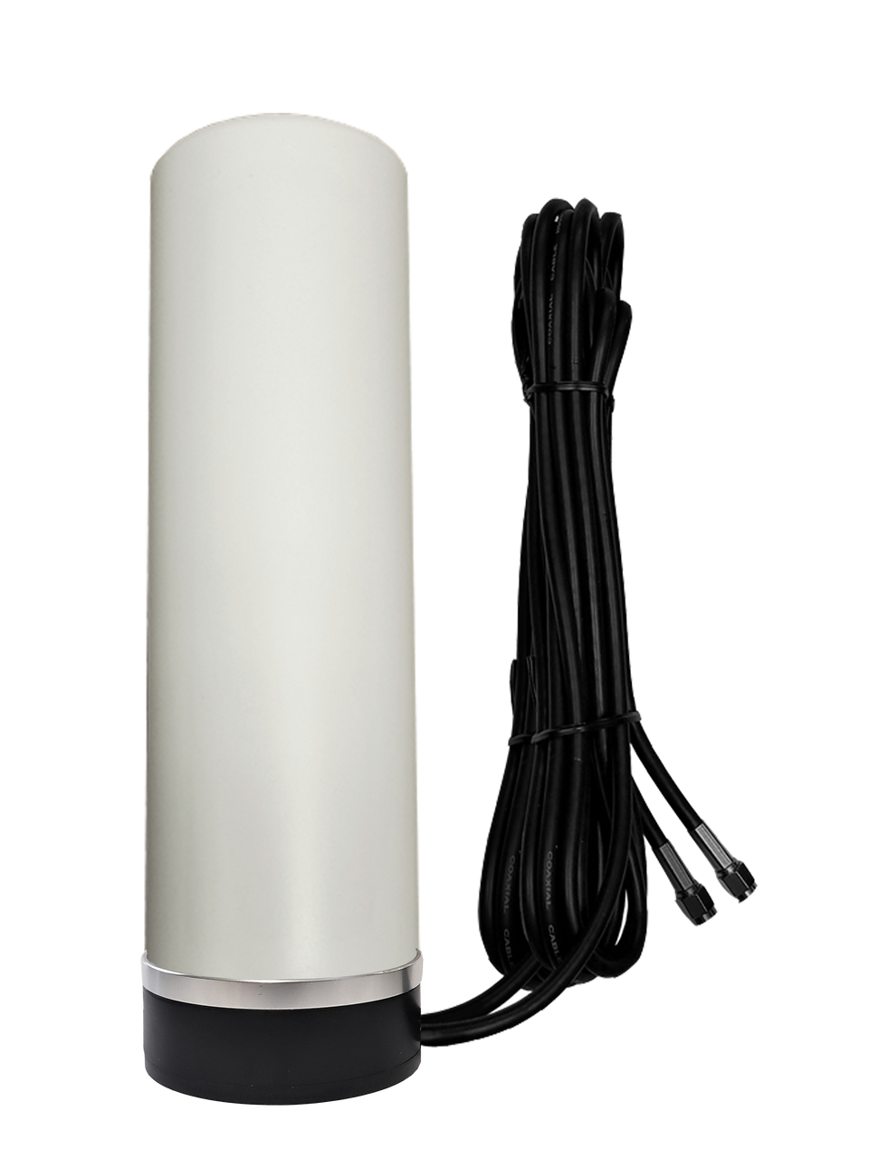 Peplink Transit-DUO - M19 Omni Directional MIMO Cellular 4G 5G LTE AWS XLTE M2M IoT Magnetic Base Antenna w/16ft Coax Cables - 2  x SMA