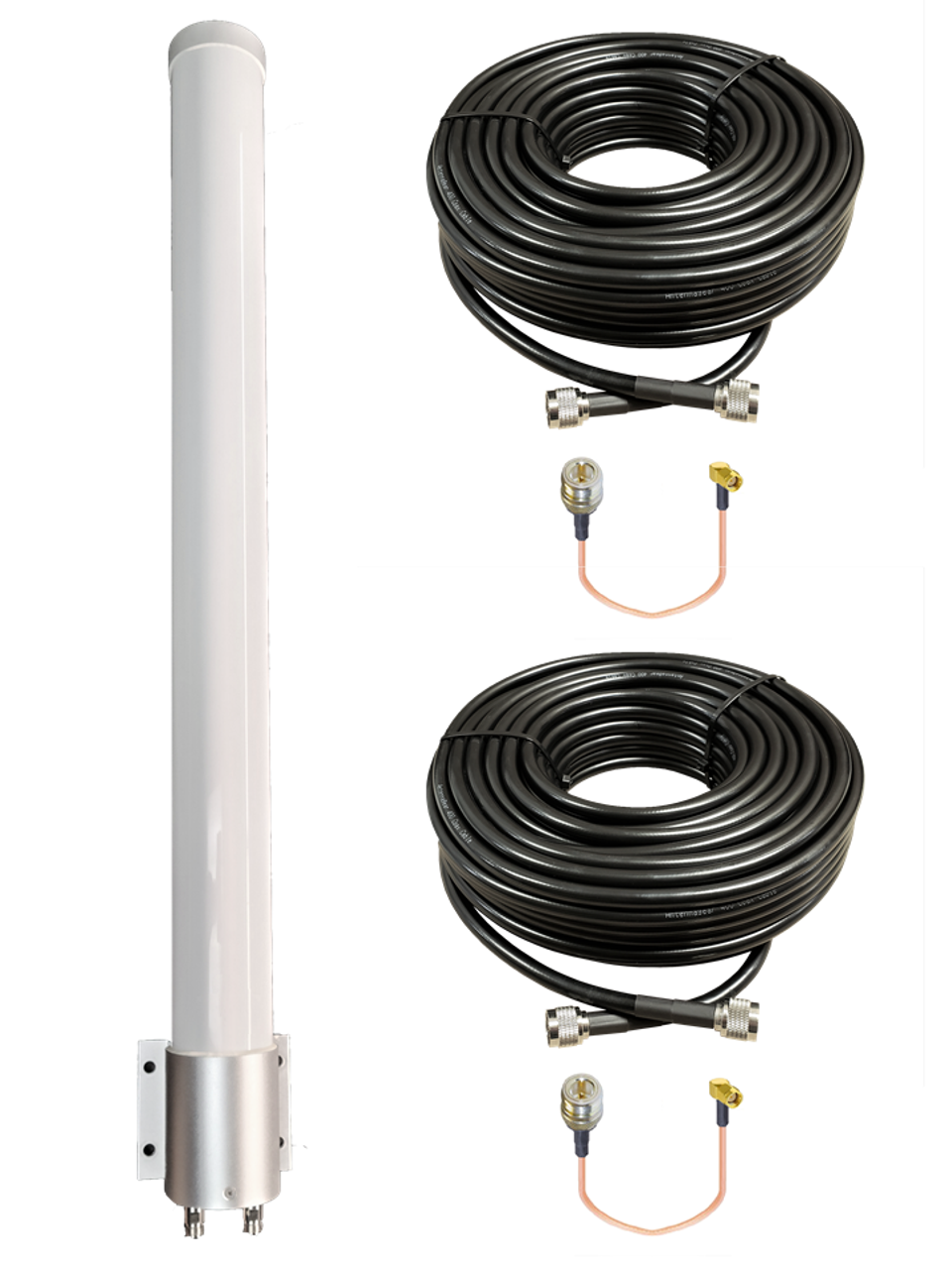 M39 Omni Directional MIMO 2 x Cellular 4G 5G LTE Antenna for AT&T U115 Gateway w/ Bracket Mount - 2 x N Female w/Cable Length Options.