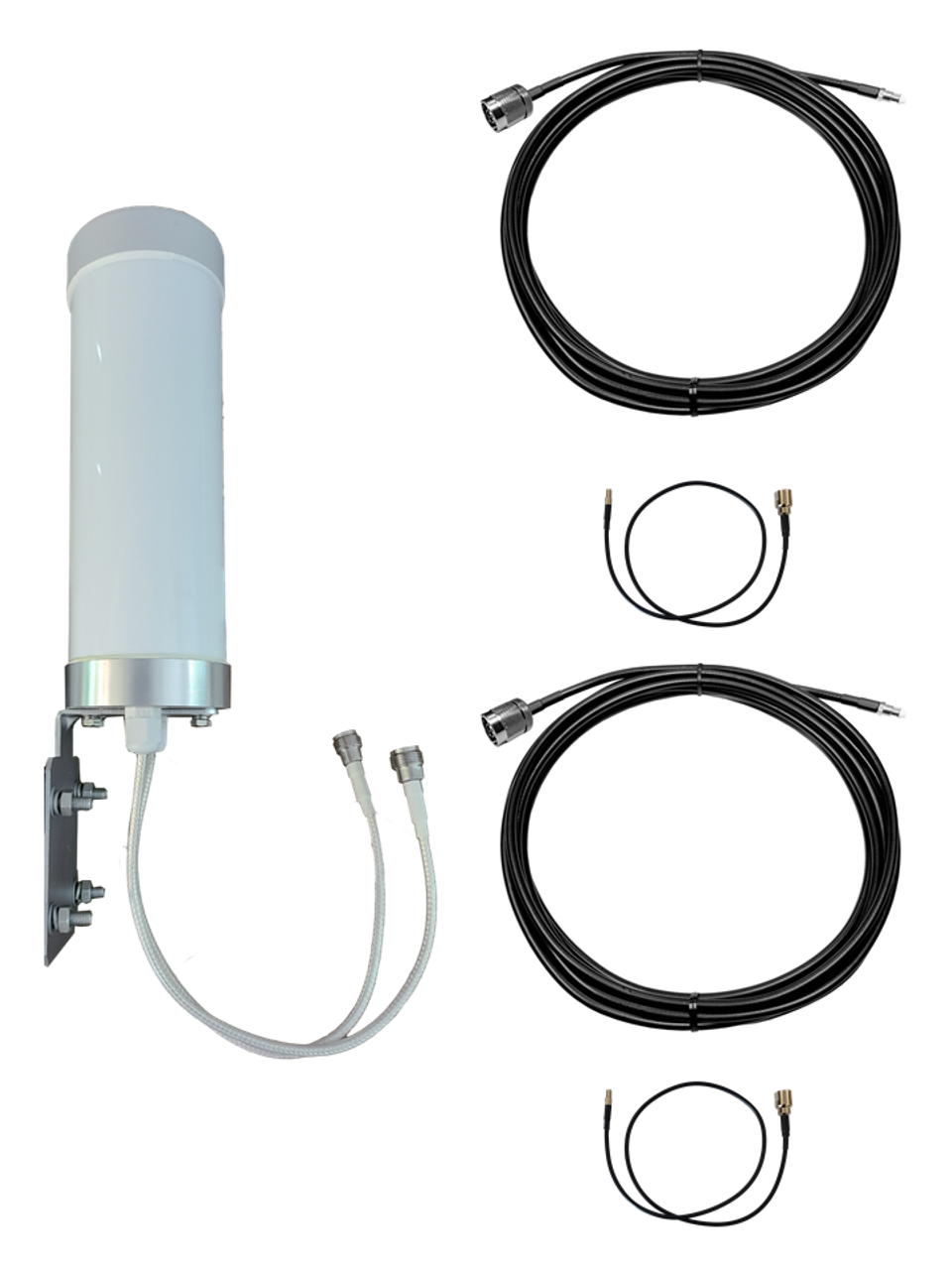 M29 Omni Directional MIMO 2 x Cellular 4G 5G LTE Antenna for AT&T Sierra Elevate 754S w/ 2 x 1ft Cables - N Female w/Cable Length Options
