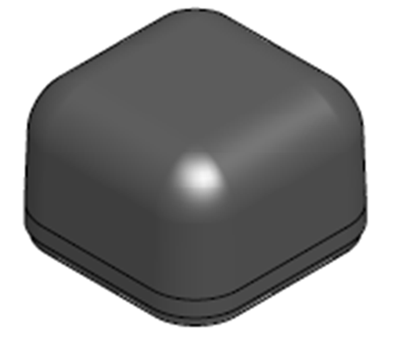 M430M Low Profile Series Antenna - Side Top View