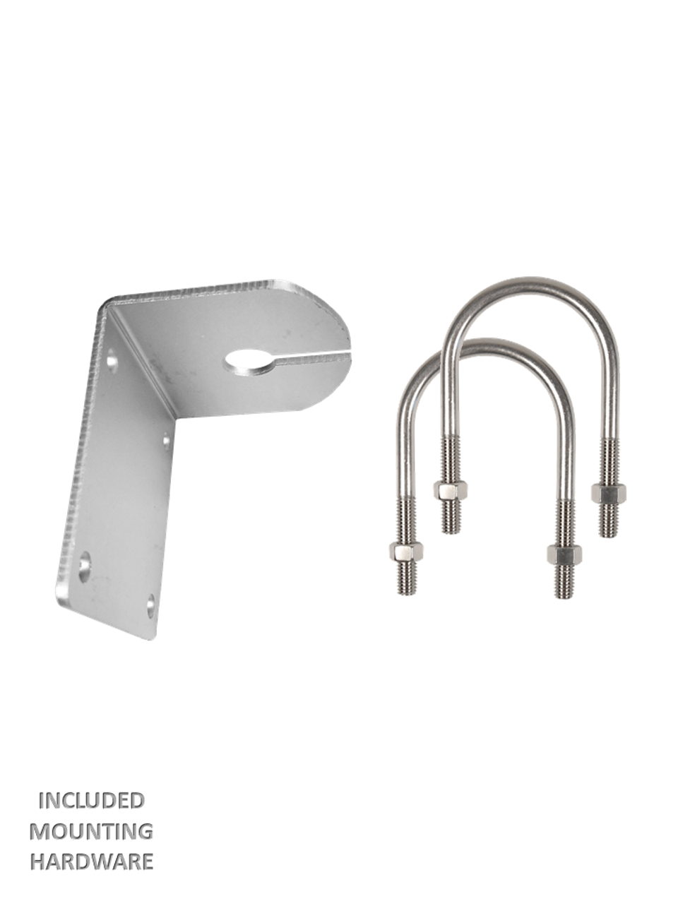 Stainless Steel L-Bracket Mount Hardware Included