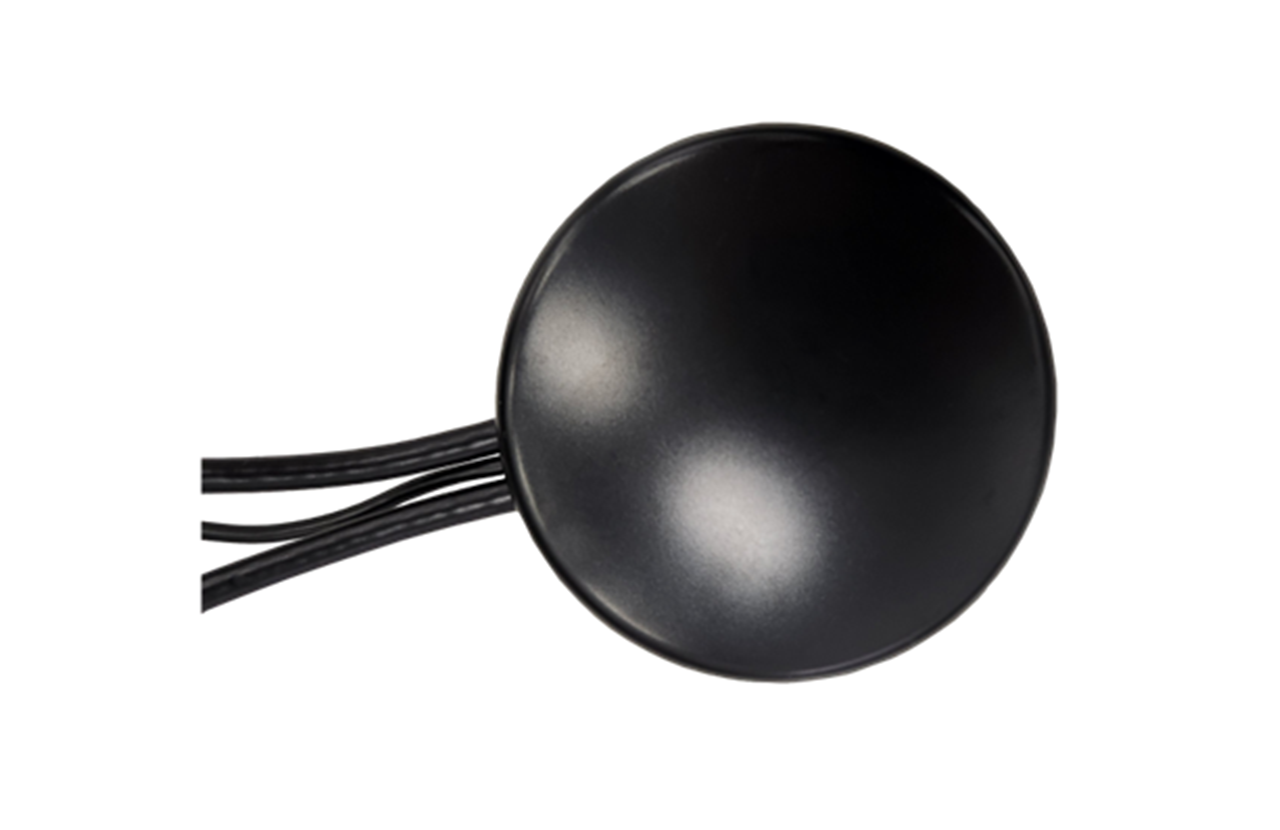 M470 Low-Profile 3-Lead  Antenna w/Bolt Mount - Black Top View