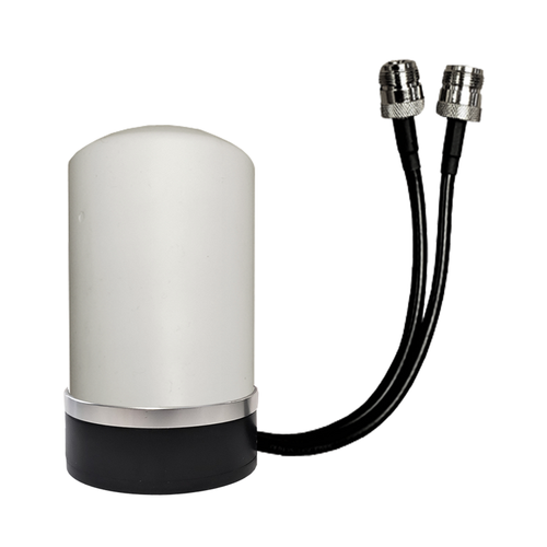 Cradlepoint R1900 Antenna - M17M Omni Directional MIMO 2 x Cellular 4G LTE CBRS 5G NR IoT M2M Magnetic Mount Antenna - N Female