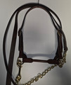 Brown Leather Cattle Halter Small