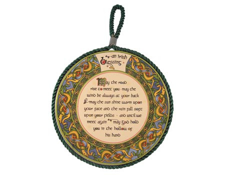 Irish Blessing Rope Plaque Wholesale Irish Wall Plaques