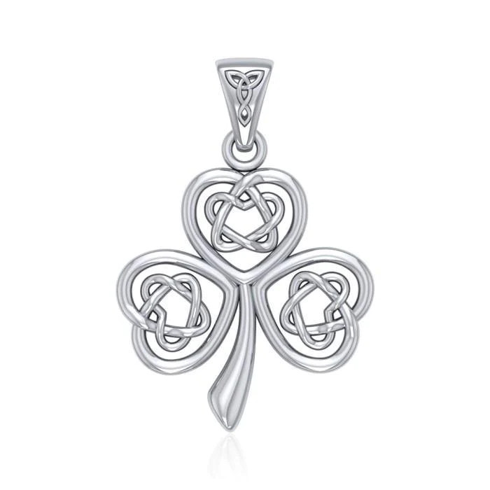 Interlocking Irish Trinity Shamrock Pendant | Dublin Gift Company