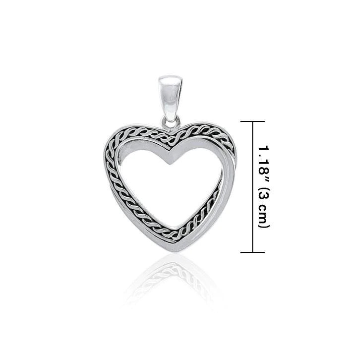 Infinite Celtic Knotwork Heart Pendant Celtic Wholesale Jewelry