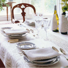 Irish Linen Damask Celtic Tablecloth