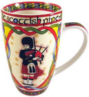 Set of 2 Scottish Piper Ceramic Mug Dublin Gift Company