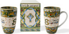 Slainte Set of 2 Ceramic Mugs in Giftbox