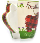 Scotland Highland Cow Ceramic Set of 2 Mugs