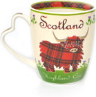 Scotland Highland Cow Ceramic Set of 2 Mugs