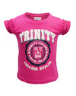 Pink Trinity College Kids T-Shirt Dublin Gift Company