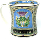 Scotland Bone China Teabag Holder & 2 Mugs