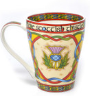 Scottish Thistle Mug, Teabag Holder & Breakfast Tea Dublin Gift Company