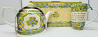 Set of Ceramic Shamrock Teapot & Irish Blessing Mug
