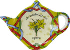 Welsh Daffodil Ceramic Mug & Teabag Holder