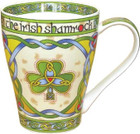 Ceramic Shamrock Mug & Irish Breakfast Tea in GiftBox