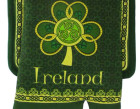 Irish Shamrock Spiral Oven Mit & Pot Holder